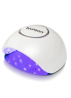 brunson UV Light for Gel Nail Polish Brunson Portable Alpha 2.0 UV LED Nail Lamp 54W with 5 Timer Settings and 36 UV LED Lights Easy and Fast Curing Nail Dryer for Acrylic Nails and Gel Polish with Auto Sensor and LCD Display  - Image 1