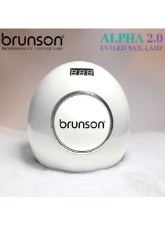 brunson UV Light for Gel Nail Polish Brunson Portable Alpha 2.0 UV LED Nail Lamp 54W with 5 Timer Settings and 36 UV LED Lights Easy and Fast Curing Nail Dryer for Acrylic Nails and Gel Polish with Auto Sensor and LCD Display  - Image 2