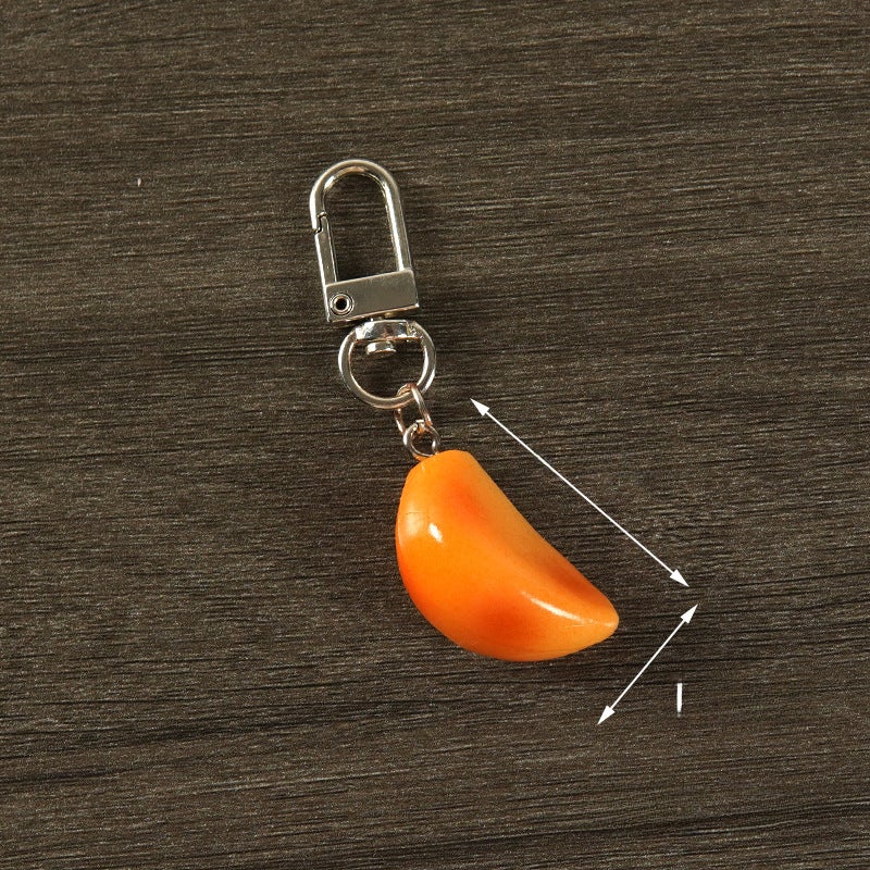 Artificial Taiwanese Sausage Keychain Toy Single grilled garlic clove door buckle