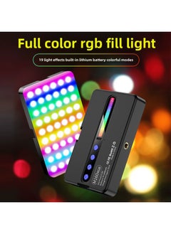 General Customizable Outdoor Live Broadcast Fill Light Photography Light Handheld Photo Atmosphere Light Square Portable Flap Pocket Pants Light Led-Specification:M160 Long Three-color Single Lamp (proofing  - Image 5