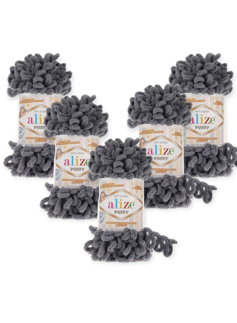 Alize Bovey Wool Yarn 5pcs 87 - Image 1