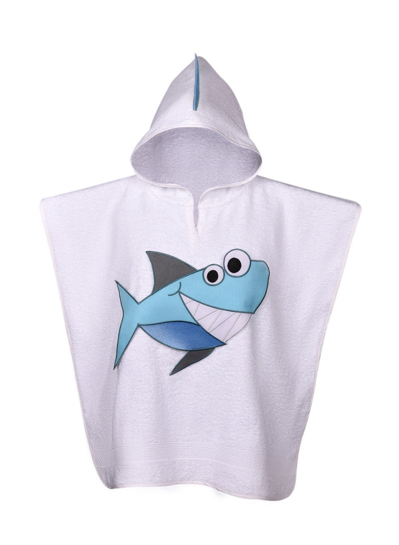 Creative Costumez Shark Hooded Towel (1-3 years) - Image 1
