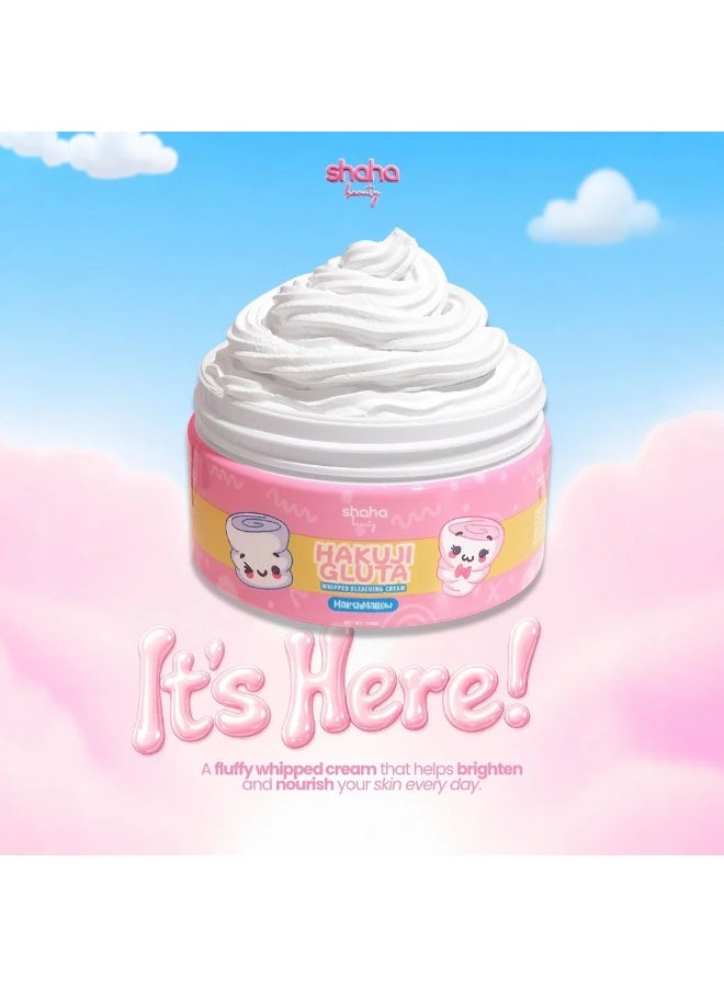 SHAHA Hakuj Gluta Whipped Bleaching Cream – Pink Marshmallow Beauty Cream for Smooth, Glowing-Looking Skin touch of sweetness to your skincare routine with this adorable pink whipped cream, created for a soft, smooth appearance and an eye-catching beauty experience inspired by fluffy marshmallow textures. - Image 1