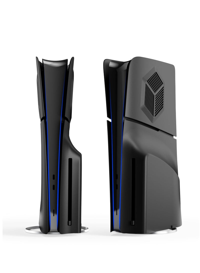 PS5 Slim Host Faceplate Optical Drive Replacement Housing Case for PS5Slim UHD Host Cover Split Housing with Holes - Image 1