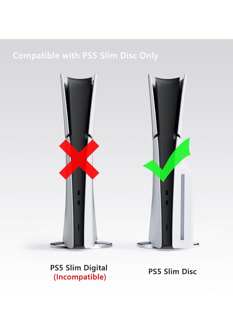 PS5 Slim Host Faceplate Optical Drive Replacement Housing Case for PS5Slim UHD Host Cover Split Housing with Holes - Image 2