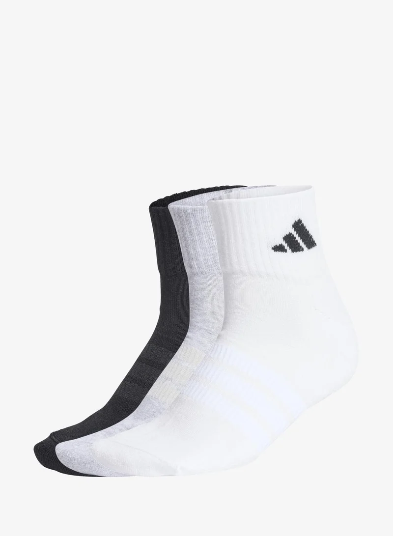 Adidas CUSHIONED SPORTSWEAR ANKLE SOCKS 3 PAIR PACK