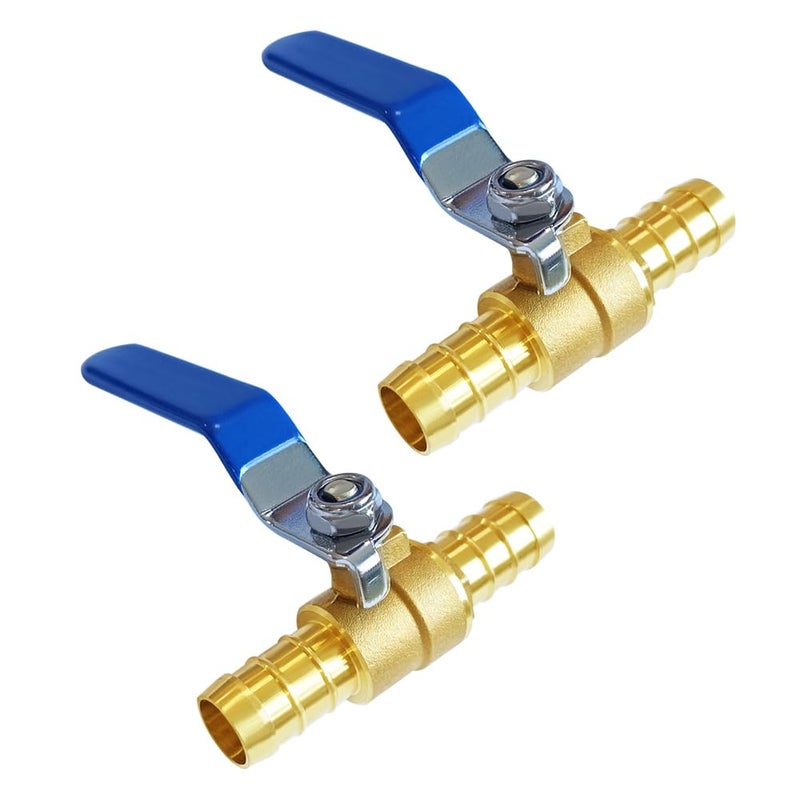 Joywayus 34 Inch Brass Ball Valve for PEX Pipe 2Way Ball Shut Off Valve Fittings Pack of 2 - Image 2