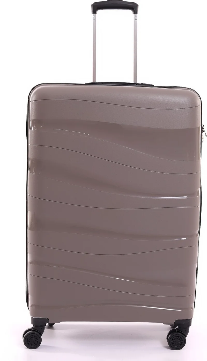 اسبويك Polipropline Unbreakable Silicone 3-Piece Suitcase & Suitcase Set (Cabin+Medium+Large Size)
