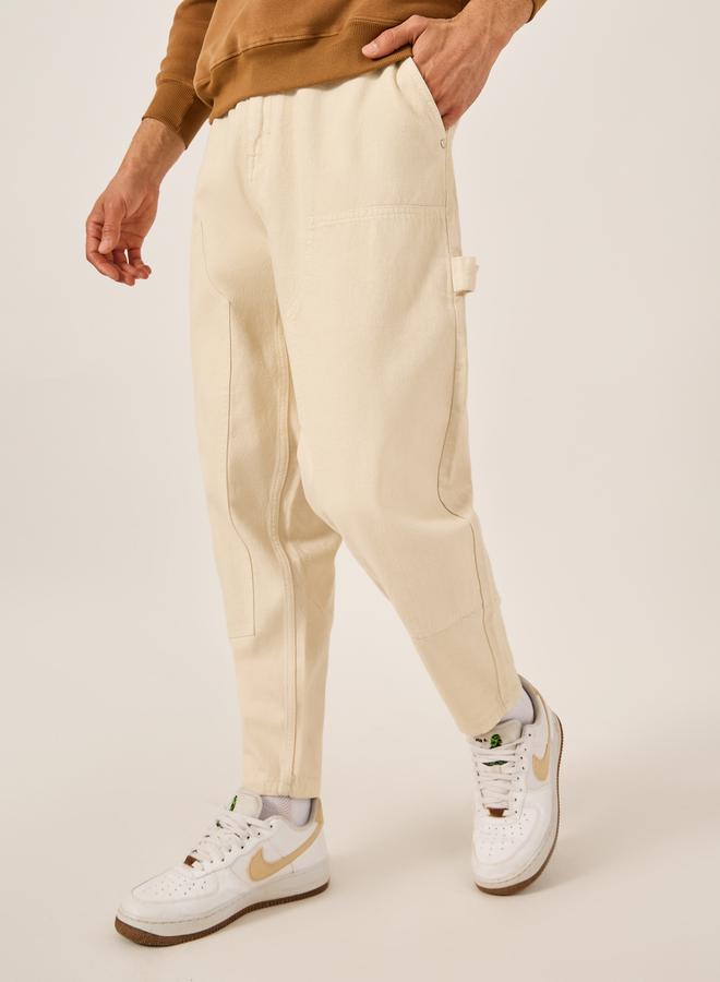 Styli Mid Rise Balloon Fit Jeans with Pockets  - Image 1