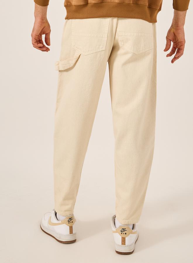 Styli Mid Rise Balloon Fit Jeans with Pockets  - Image 4