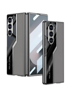 General Luxurious Samsung Galaxy Z Fold 6 phone case, polycarbonate and leather plating, complete with camera and screen protector, full coverage hard shell  - Image 1