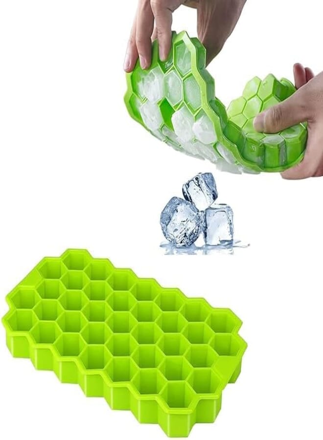 Spaceshoop Honeycomb ice cube trays are perfect for cocktails, bourbon, scotch, iced coffee, flavored ice and more Random color choice