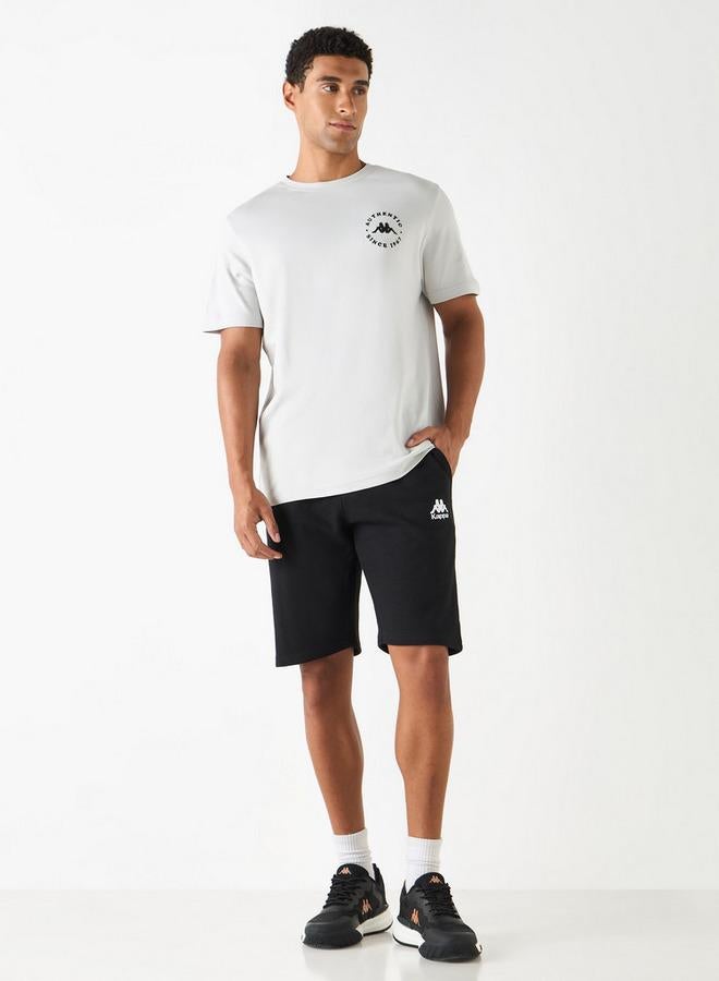 كابا تيشيرت بياقة ضيّقة وأكمام قصيرة وطبعات شعار من كابا - Image 2