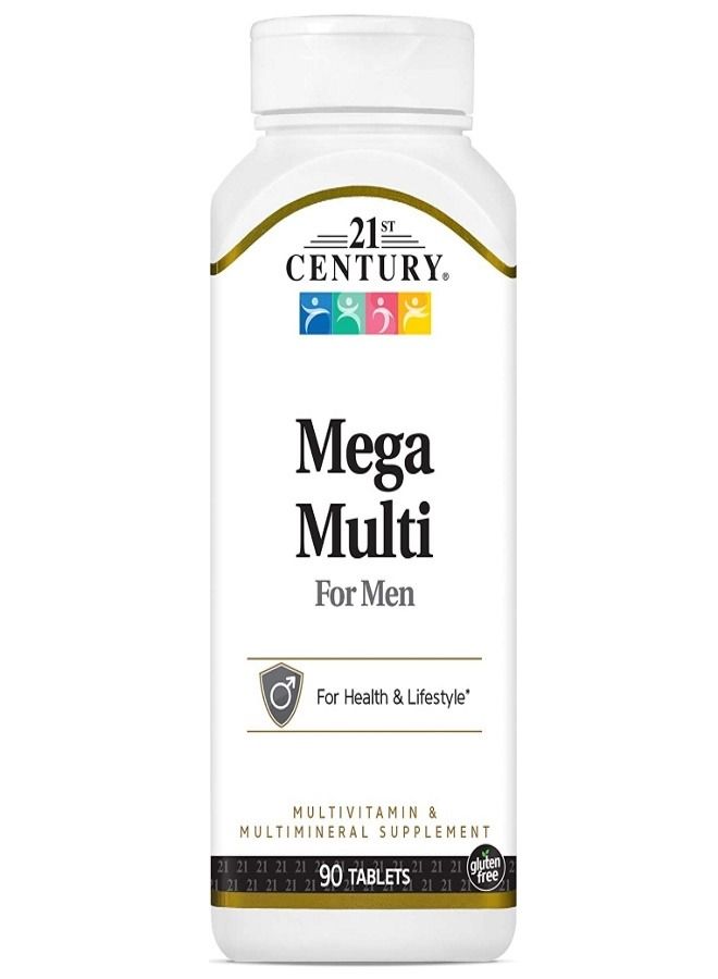 21st Century Mega Multi for Men 90 Tablets - Image 1