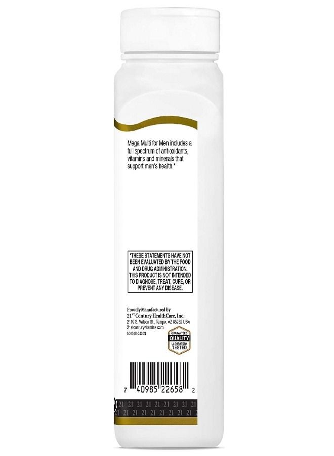 21st Century Mega Multi for Men 90 Tablets - Image 2