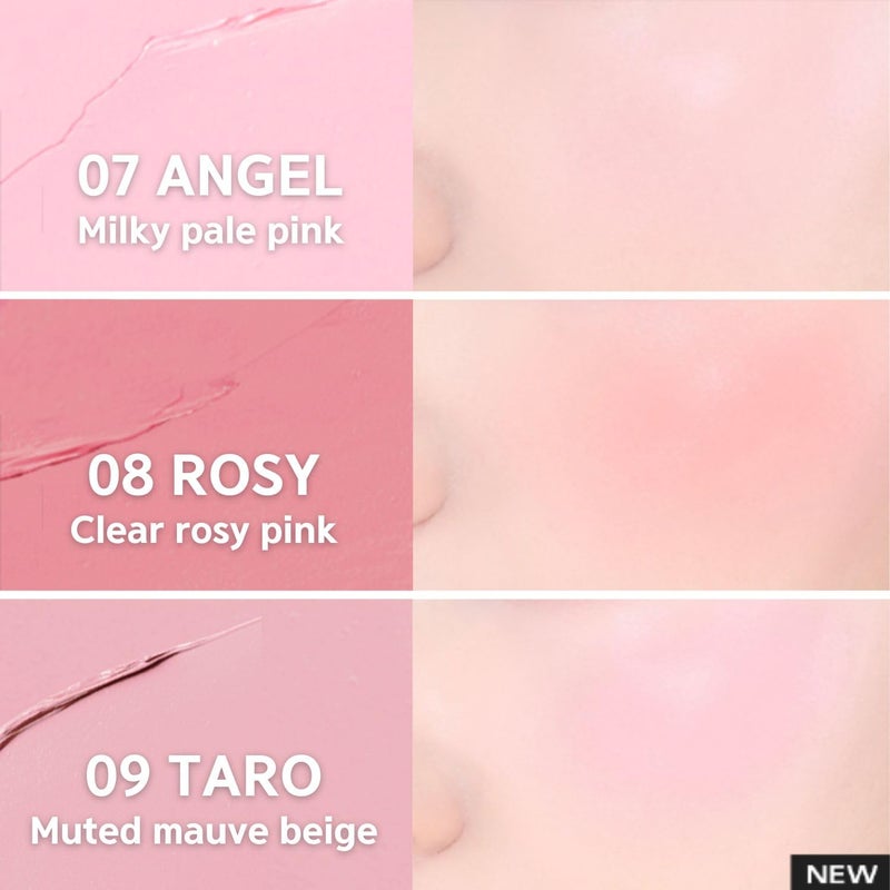 BBI@ BBIA BBIA Ready To Wear Downy Cheek Cream Blush 8 Color - Creamy Blendable & Buildable Blush Dewy Texture & Matte Finish High Pigment Longlasting Lightweight Natural Face Makeup, 0.12oz (04 DOWNY LAVENDER) - Image 5