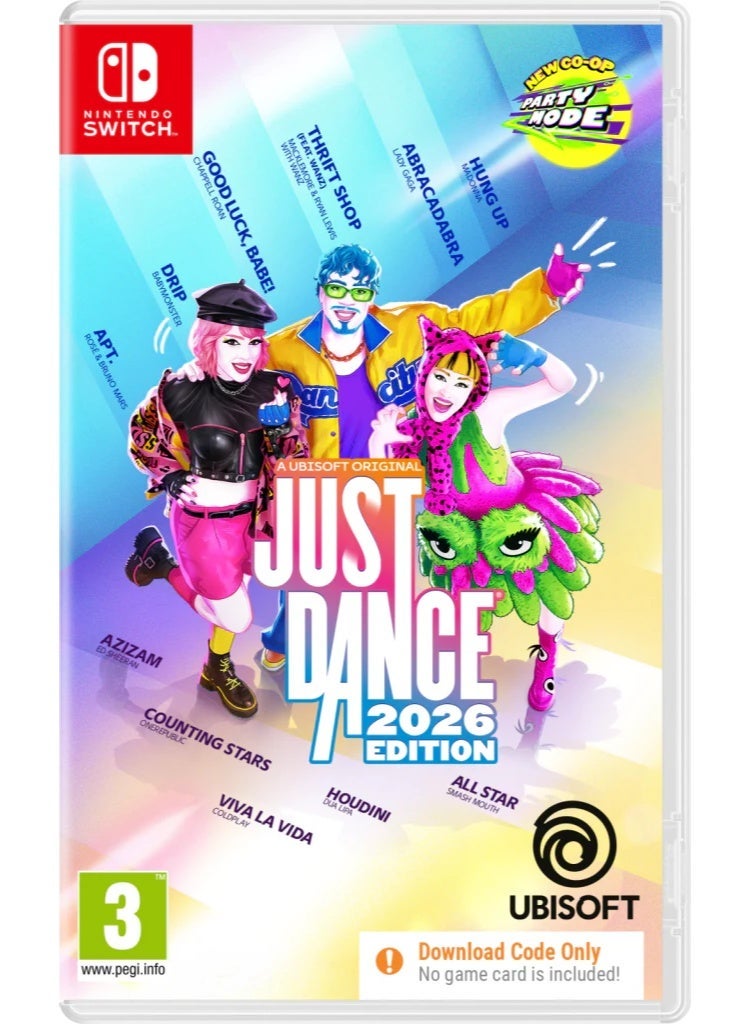 Ubisoft Just Dance 2026 [CODE ONLY] - Nintendo Switch - nintendo_switch - Image 1