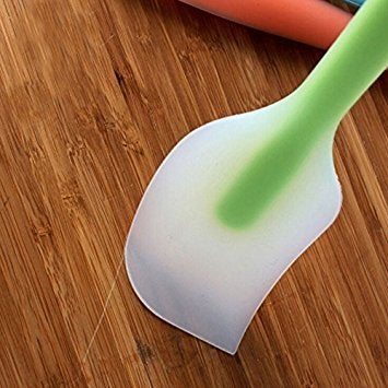 TOUGS 6 Pieces Silicone Spatulas, 11 inch Large Rubber Spatula with Stainless Steel Core, Heat-Resistant Non-stick Spatulas - Image 4