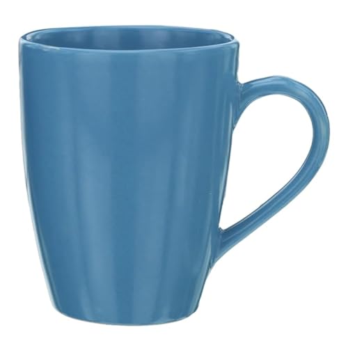 CRAF10 Exquisite Solid Ceramic Coffee Mugs - Light Blue Color,Microwave Safe- 340ml Capacity, Dishwasher & Freezer Safe - Image 1