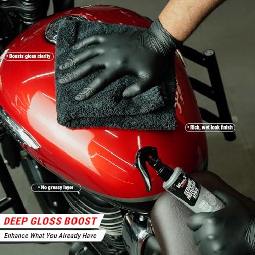 Wavex Ceramic Protectant Spray for Motorbikes – High Gloss, Hydrophobic & UV Protection | Ceramic SiO₂ Coating Spray for Bike Paint, Chrome & Plastic – 100ml - Image 3