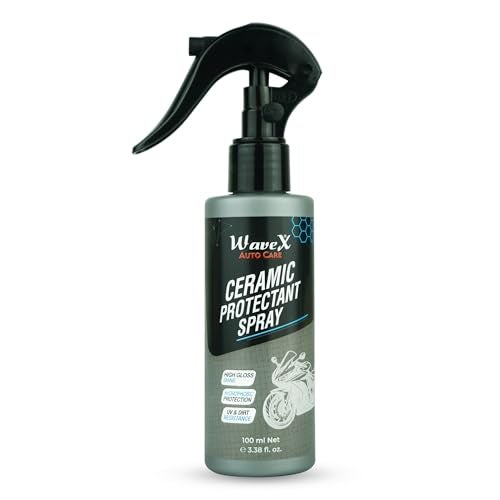 Wavex Ceramic Protectant Spray for Motorbikes – High Gloss, Hydrophobic & UV Protection | Ceramic SiO₂ Coating Spray for Bike Paint, Chrome & Plastic – 100ml - Image 1