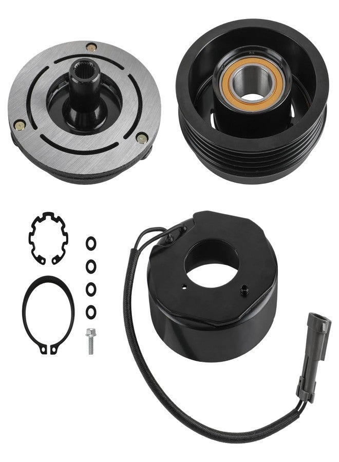 MOTOALL CO29002C A/C Compressor Clutch Kit Fit for Chevrolet Colorado 5.3L 2009-2012 C3500 2002-2004 for Cadillac Escalade 5.3L 2002-2005 for GMC Savana Sierra Yukon - Image 1