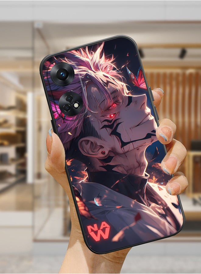 Protective Shockproof Case Cover For OPPO Reno8 T 4G Sukuna Jujutsu Kaisen Fanart Anime Drawing