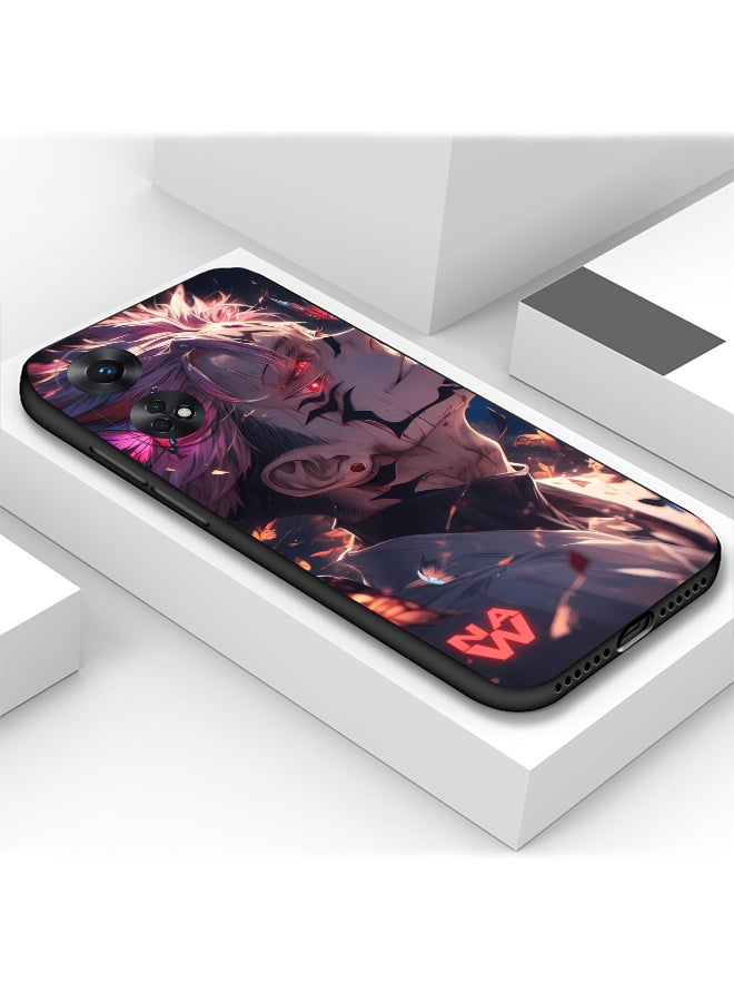 Protective Shockproof Case Cover For OPPO Reno8 T 4G Sukuna Jujutsu Kaisen Fanart Anime Drawing