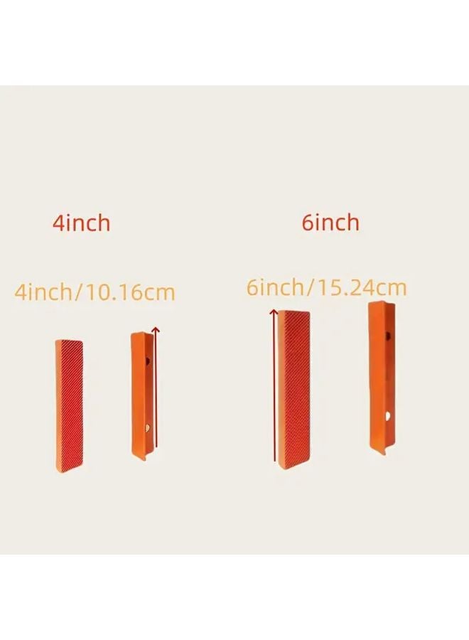 2 Pack Magnetic Vise Jaw Protector Strips 6 Inch Polypropylene Non Slip Safety Guards - Image 3