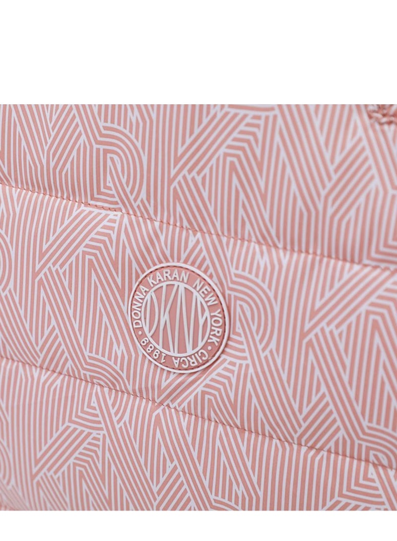 دكني حقائب كروس ووك النسائية وحقائب الكتف حقائب كتف نسائية بمقبض علوي باللون المرجاني - Image 2