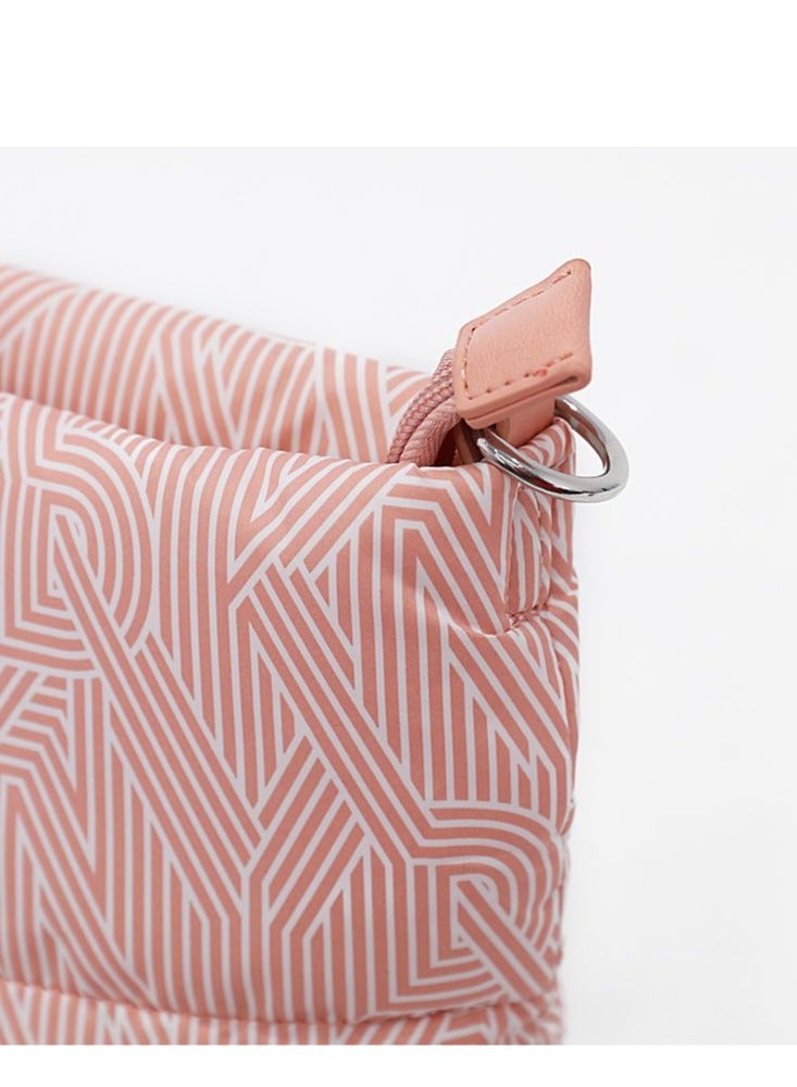 دكني حقائب كروس ووك النسائية وحقائب الكتف حقائب كتف نسائية بمقبض علوي باللون المرجاني - Image 4