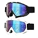 LJDJ LJDJ Ski Goggles, Pack of 2 - Snowboard Adjustable UV 400 Protective Motorcycle Goggles Outdoor Sports Tactical Glasses - Image 2