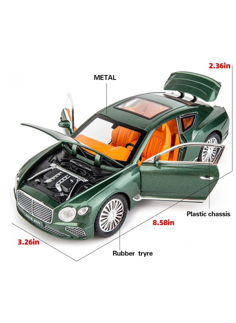 MUMS PLANET Kids Car - Realistic Miniature Model, Accurate Scale, for Kids and Collectors - Emerald Green Color_ High Alloy Car Model_Toy Car  - Image 2