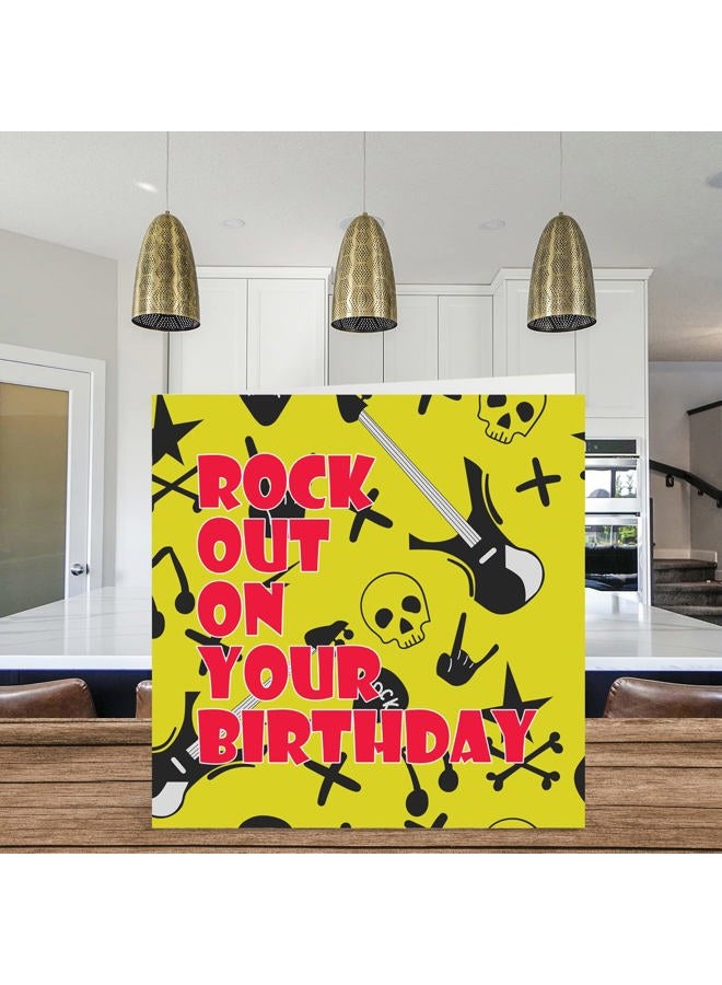 Stuff4 Fun Birthday Cards for Men Women Him Her - Rock Out - Punk Birthday Card for Mum Dad Son Daughter Brother Sister Auntie Uncle Cousin Nanny Grandad, 145mm x 145mm Bday Greeting Cards - Image 3