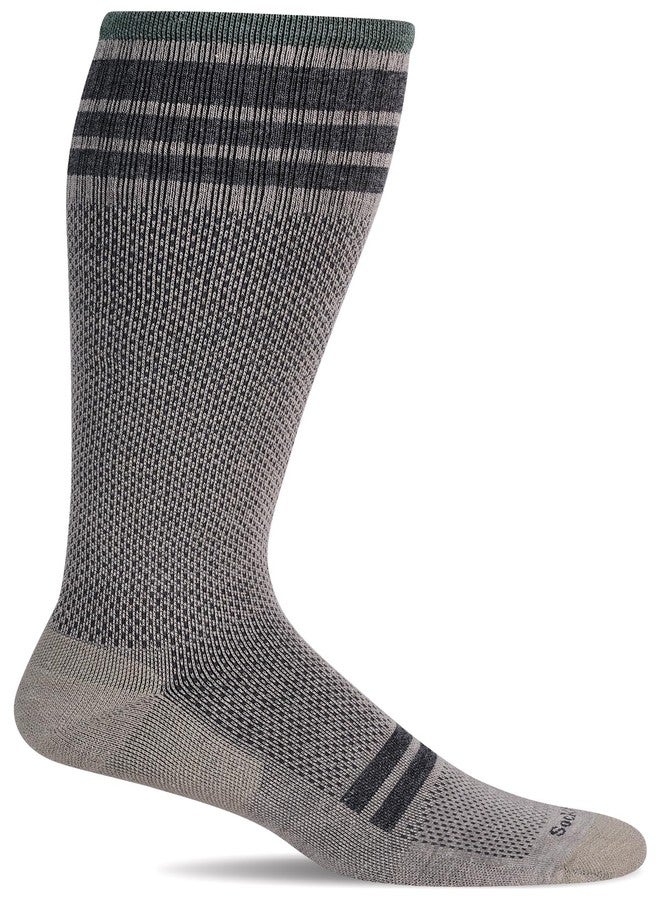 Sockwell Men's Speedway Firm Graduated Compression Sock, Putty - L/XL - Image 1