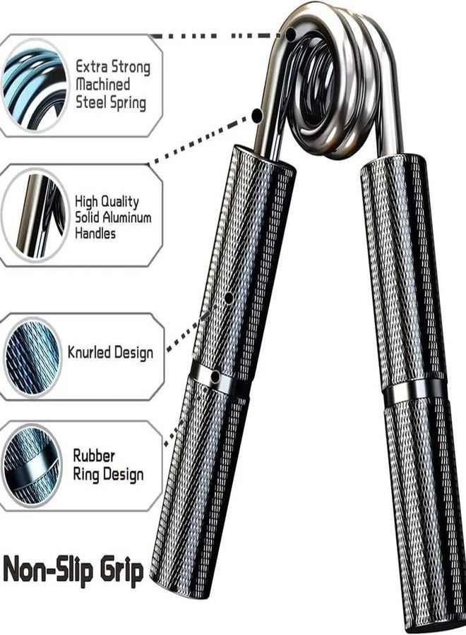 XYNO Metal No-Slip Hand Grip Strengthener - Adjustable Grip Trainer for Wrist & Forearm Workout, Heavy-Duty Gripper for Strength Training, Hand Exerciser for Men & Women, Home Gym Fitness Tool - Image 2