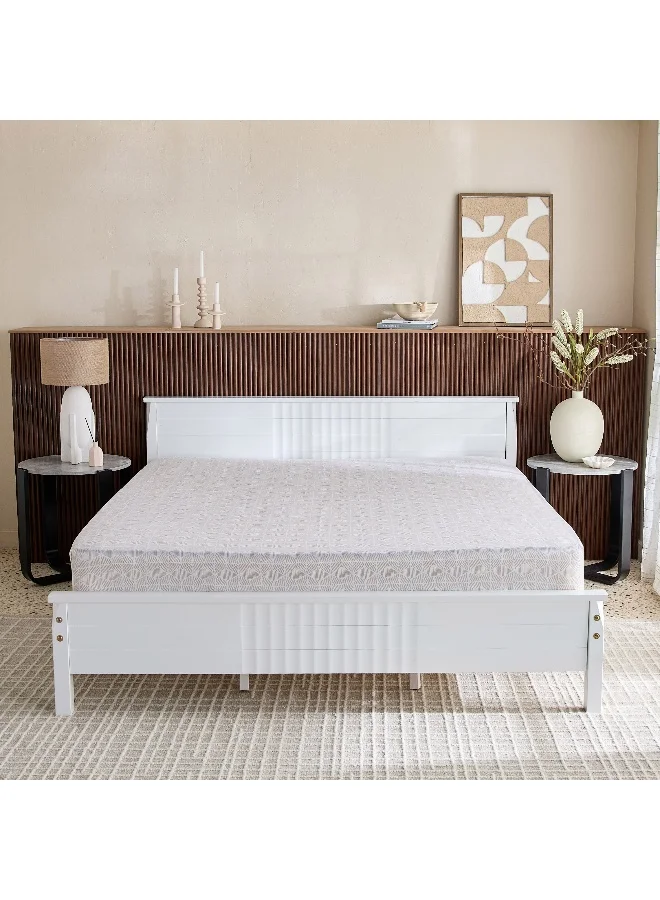 Home Box Madison Burnley Cotton Printed Queen Fitted Sheet - 150x200+30 cm