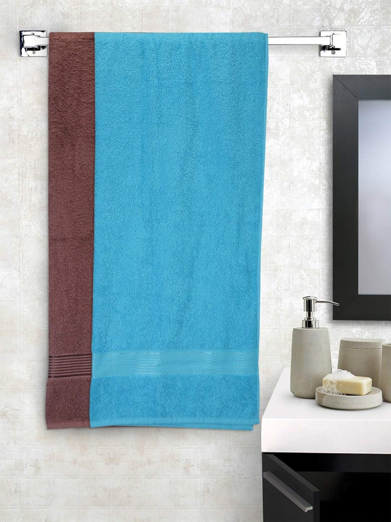 KOPA Quick Dry 100% Cotton Soft Terry Towel -2pc Bath Towel (d'ross) | Quick Dry 100% Cotton | Super Absorbent, Lightweight, Odour Free - for Men, Women, Kids Solid-Multi - Image 1