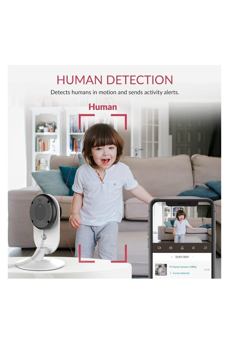 YI Technology YI Y4 Pro 2K Home Security Camera, 2.4Ghz Indoor Camera with Person, Vehicle, Animal Detection, Phone App for Baby, Pet, Dog Monitoring, Compatible with Alexa and Google Assistant - Image 3