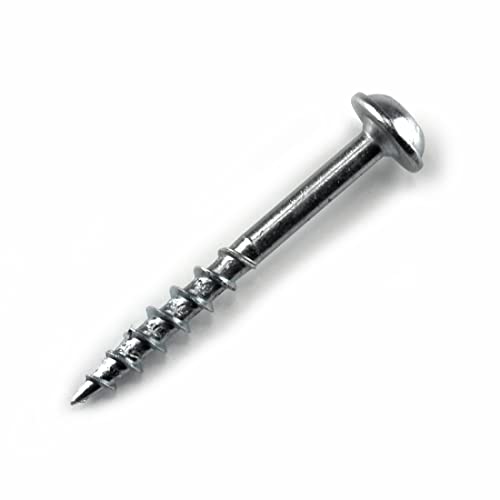 Kreg SML-C150-250 Zinc Pocket Screws, 1-1/2 Inch #8 Coarse Thread, Maxi-Loc Head (250 Count) - Image 2