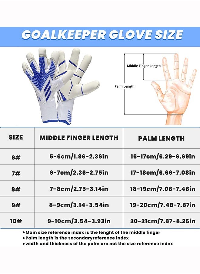 JiuAn Football Training Professional Predator Pro Fingersave Goalkeeper Gloves  - Image 2