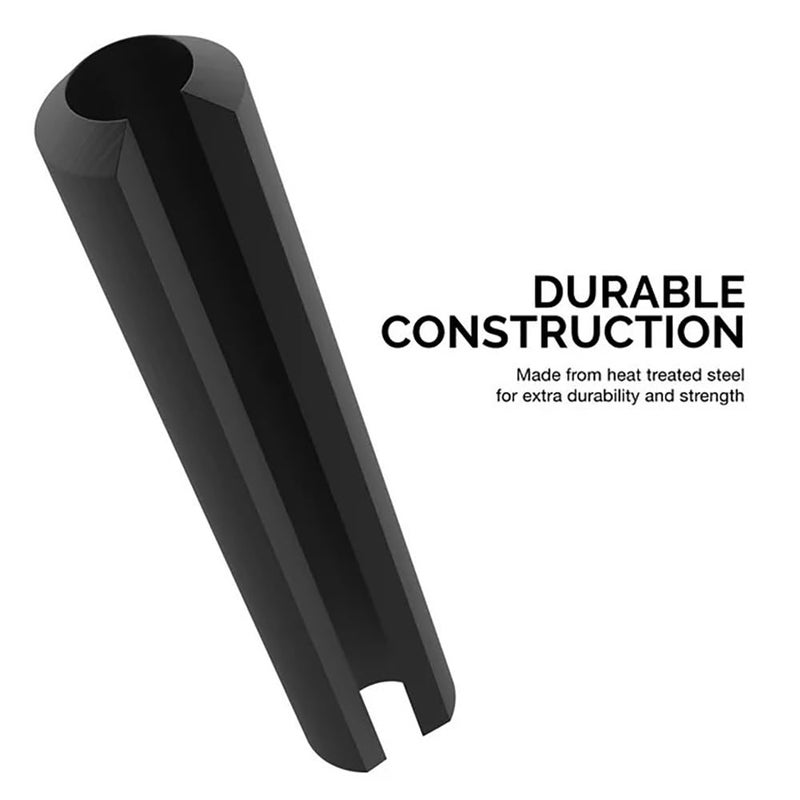 Neiko 50412A Roll Pin Assortment Set with Storage Case | 315 Pieces | SAE | Slotted Spring Steel | Black Dowel Tension Roll Pin - Image 2