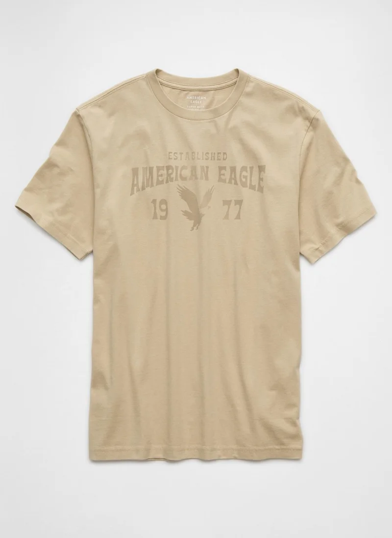 American Eagle Graphic Logo Crew Neck T-Shirt