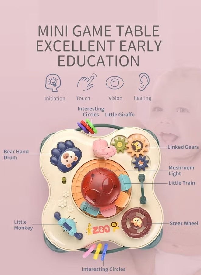 Ailily Baby Musical Activity Center Table Toy, Toddler Infant Toys for Boys Girls Gifts, Safe, Sturdy, and Fun,Baby Sensory Toys for Toddler, Learning  Educational Toys - Image 3