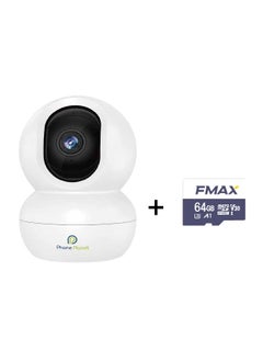 Mini Wireless Indoor Security Camera 3KP Baby Monitor Night Vision Powered Human Motion Detection Two Way Audio Cloud SD card Storage