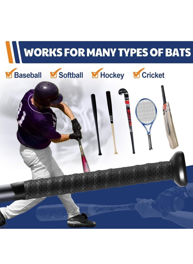 Bat Grip Tapes | Black All-Weather Performance Baseball Grip Tapes - Image 5