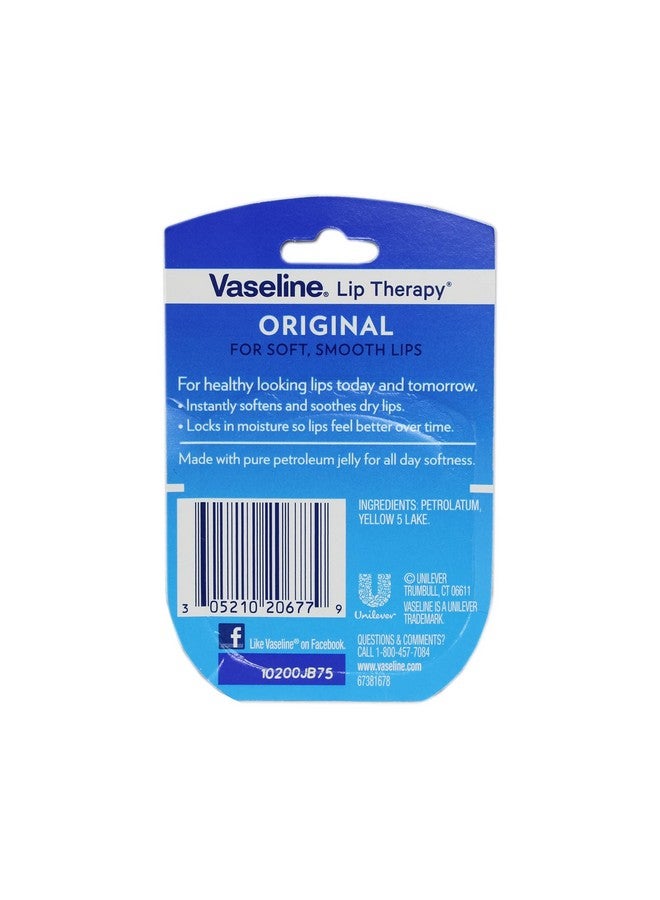 Vaseline Lip Therapy Original .25 Ounce Pack Of 4 - Image 3