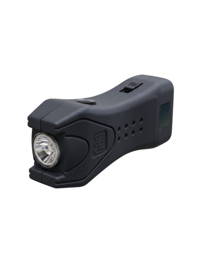 TEKRKEJ Portable USB-C Rechargeable Stun Flashlight for Outdoor & Self-Defense, Handheld LED Flashlight & Electric Shock Torch with Keychain for Personal Safety - Image 4