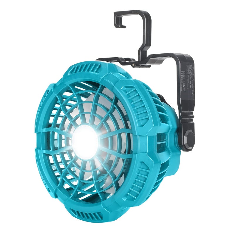 Gerttilyon For Makita 18V Fan 3 Speed Cordless Brushless Motor Low Noise for Camping Gym Garage Travel Office Bedroom MTFC103 FAN - Image 2
