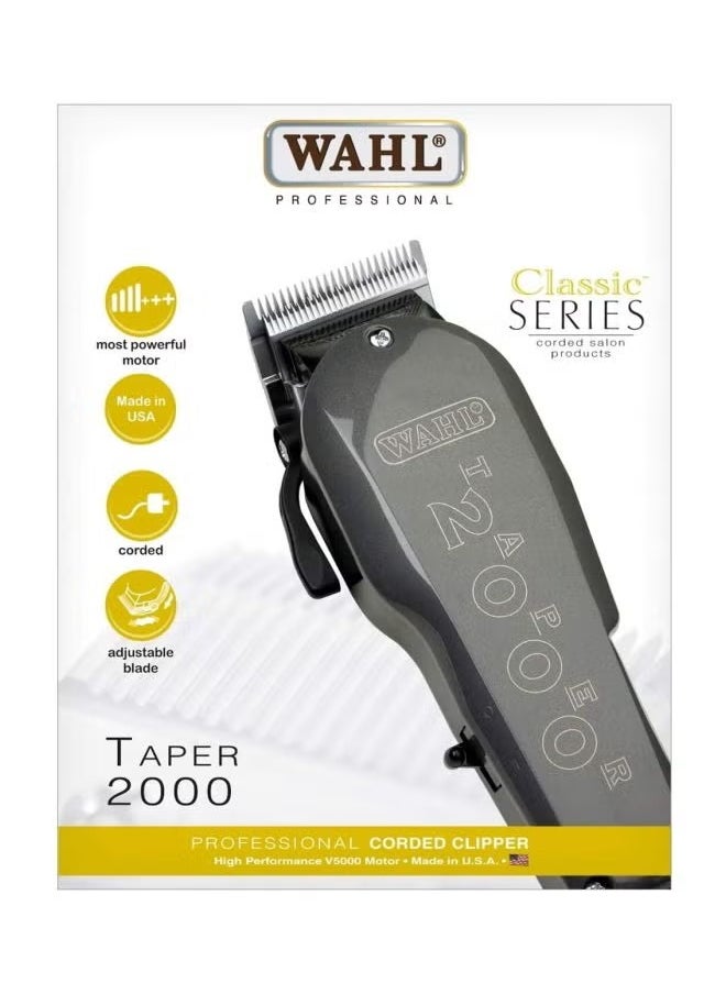 WAHL Taper 2000 Professional Hair Clipper Black  - Image 3